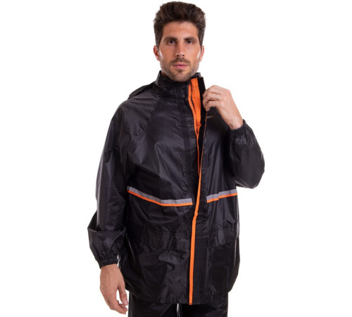 Мотодощовик роздільний куртка та штани SP-Sport L-2XL чорний