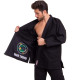 Кімоно для бразильського джиу-джитсу BJJ чорне куртка штани та пояс HARD TOUCH 140-180см чорний