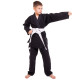 Кімоно для бразильського джиу-джитсу BJJ чорне куртка штани та пояс HARD TOUCH 140-180см чорний