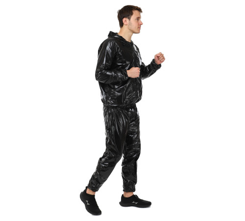 Костюм-сауна для схуднення SAUNA SUIT ZELART розмір 2XL/50-54 чорний