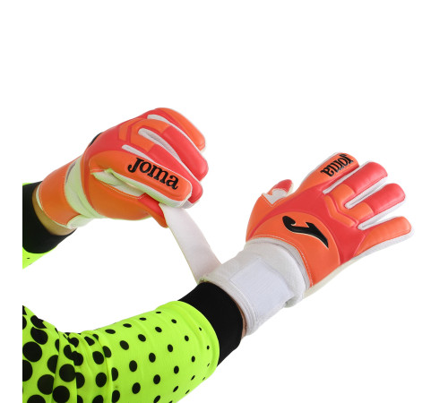 Рукавиці воротарські дитячі Joma HUNTER розмір 4-8 коралловый-белый