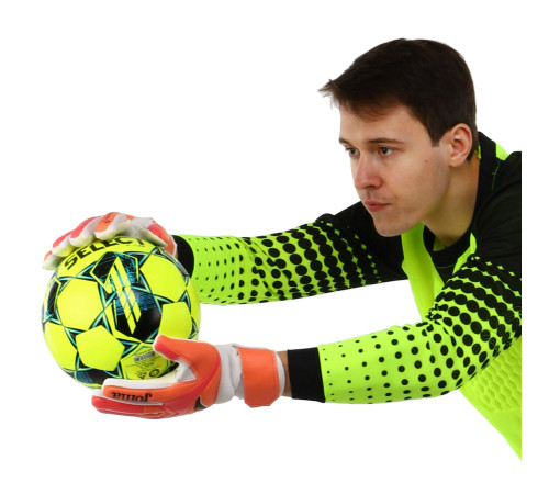 Рукавиці воротарські дитячі Joma HUNTER розмір 4-8 коралловый-белый
