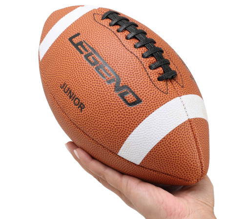 М'яч для американського футболу дитячий PeeWee LEGEND №6 коричневий
