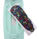 Пенні борд Penny Board круїзер пластиковий 22" FISH м’ятний-жовтий-фіолетовий