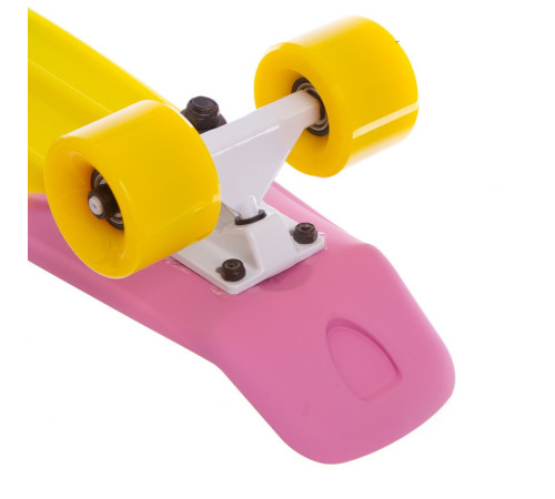 Пенні борд Penny Board круїзер пластиковий RUBBER SOFT 22" FISH кольори в асортименті