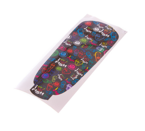 Пенні борд Penny Board круїзер пластиковий RUBBER SOFT 22" FISH кольори в асортименті
