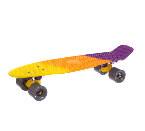 Пенні борд Penny Board круїзер пластиковий RUBBER SOFT 22" FISH кольори в асортименті