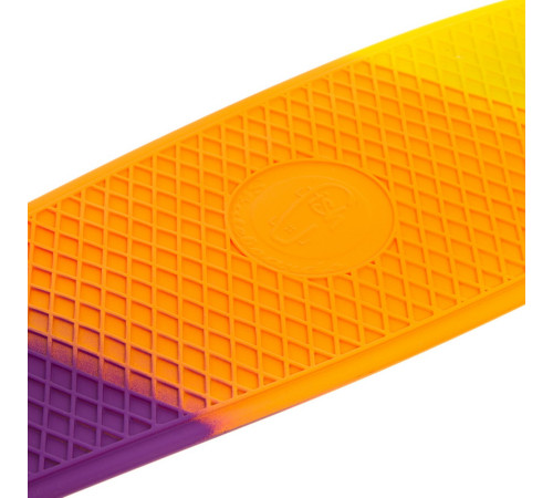 Пенні борд Penny Board круїзер пластиковий RUBBER SOFT 22" FISH кольори в асортименті