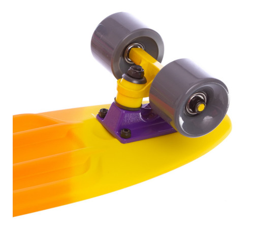 Пенні борд Penny Board круїзер пластиковий RUBBER SOFT 22" FISH кольори в асортименті