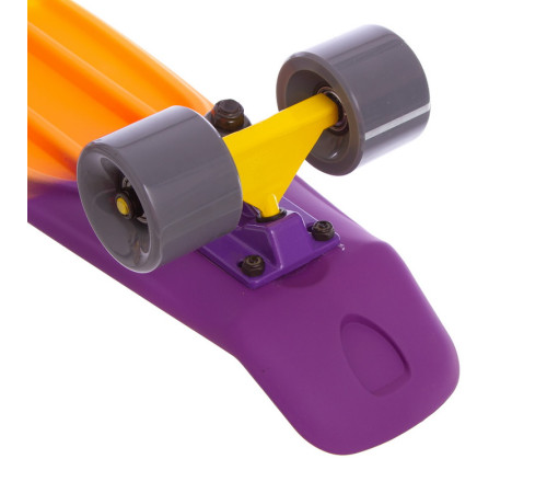 Пенні борд Penny Board круїзер пластиковий RUBBER SOFT 22" FISH кольори в асортименті
