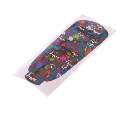 Пенні борд Penny Board круїзер пластиковий RUBBER SOFT 22" FISH кольори в асортименті