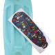Пенні борд Penny Board круїзер пластиковий RUBBER SOFT 22" FISH рожевий-м’ятний