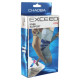 Наколенник спортивный эластичный компрессионный с фиксирующим ремнем EXCEED One size 1шт серый