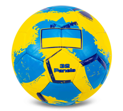 М'яч футбольний BALLONSTAR UKRAINE №5 PU жовтий-синій