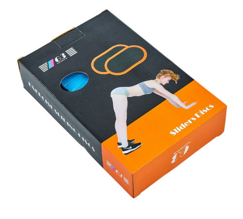 Диски для скольжения слайдеры для фитнеса SP-Sport SLIDE PAD 25,5x13см цвета в ассортименте