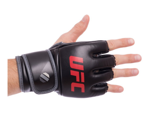 Рукавиці для змішаних єдиноборств MMA UFC Contender L-XL чорний