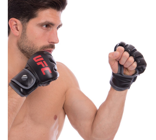 Рукавиці для змішаних єдиноборств MMA UFC Contender L-XL чорний