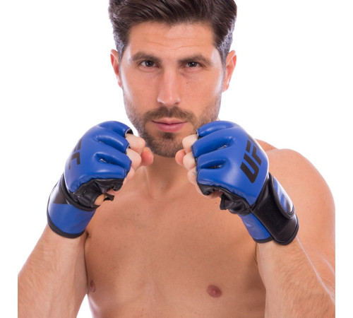 Рукавиці для змішаних єдиноборств MMA UFC Contender L-XL синій