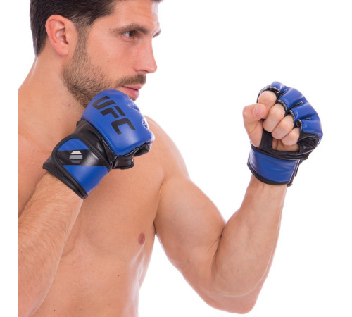 Рукавиці для змішаних єдиноборств MMA UFC Contender L-XL синій