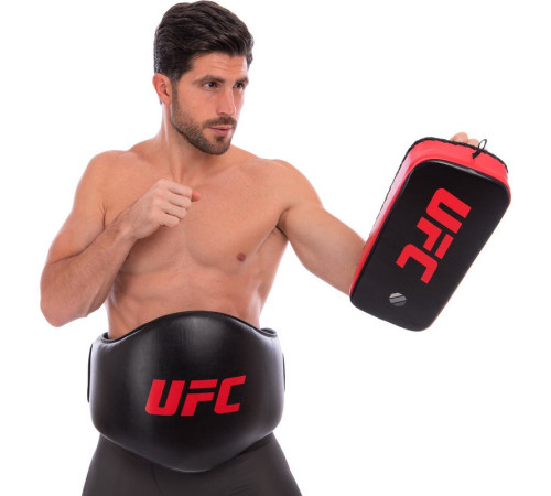 Маківара Пряма тренувальна для відпрацювання ударів PU UFC Contender 39,5x20,5x17см 1шт чорний-червоний