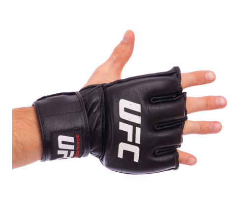 Рукавиці для змішаних єдиноборств MMA UFC Pro M чорний