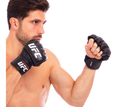 Рукавиці для змішаних єдиноборств MMA UFC Pro M чорний