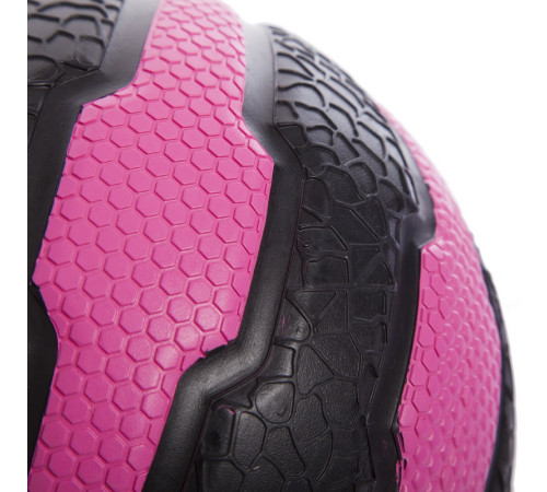 Медбол мяч медицинский Medicine Ball Zelart 3кг черный-розовый