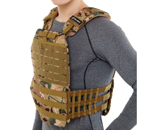 Плитоноска жилет тактический с системой быстрого сброса TACTICAL VEST Zelart 10кг цвета в ассортименте