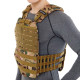 Плитоноска жилет тактический с системой быстрого сброса TACTICAL VEST Zelart 10кг цвета в ассортименте
