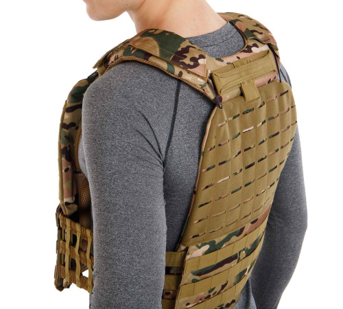 Плитоноска жилет тактический с системой быстрого сброса TACTICAL VEST Zelart 10кг цвета в ассортименте