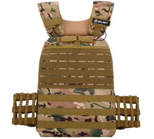 Плитоноска жилет тактический с системой быстрого сброса TACTICAL VEST Zelart 10кг цвета в ассортименте