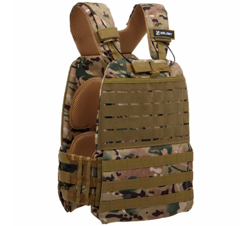 Плитоноска жилет тактический с системой быстрого сброса TACTICAL VEST Zelart 10кг цвета в ассортименте