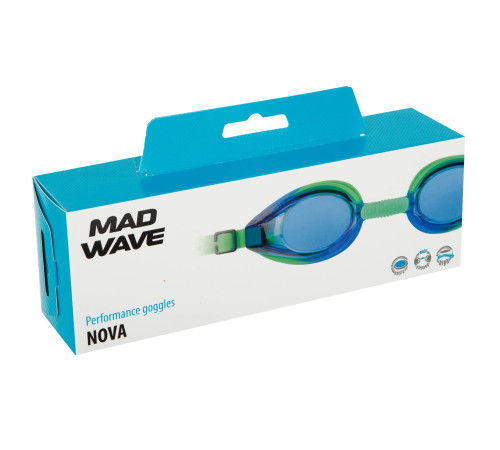 Очки для плавания взрослые MadWave NOVA цвета в ассортименте
