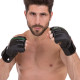 Рукавиці для змішаних єдиноборств MMA Zelart S-XL чорний-салатовий
