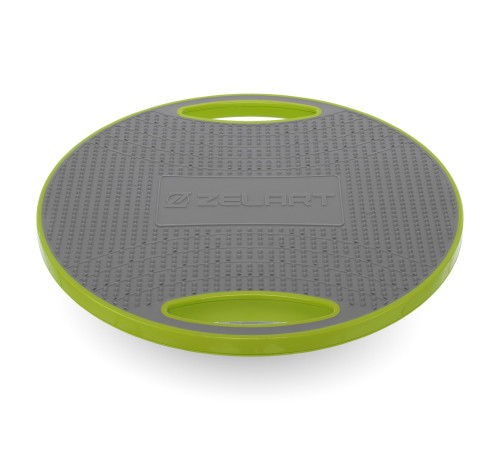 Диск балансувальний балансборд BALANCE BOARD Zelart 42х9см салатовий-сірий