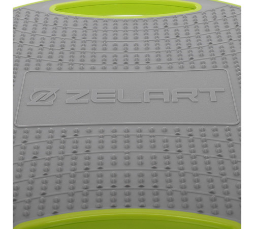 Диск балансувальний балансборд BALANCE BOARD Zelart 42х9см салатовий-сірий