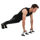 Упори для віджимань 2штуки Zelart PUSH-UP BAR 25,3x16x14см хром