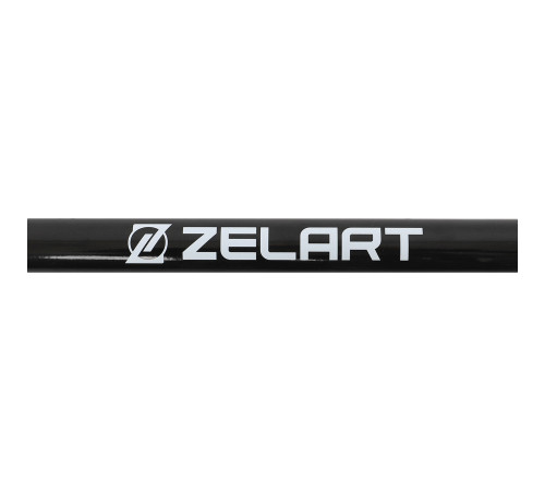 Бодібар Body Bar розбірний 3-х секційний Zelart вага 5кг чорний-зелений