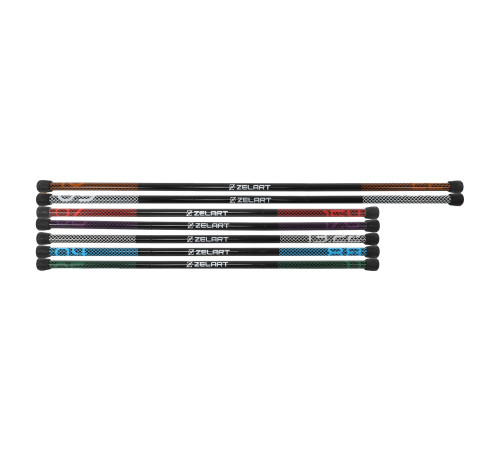 Бодибар Body Bar разборной 3-х секционный Zelart вес 8кг черный-фиолетовый