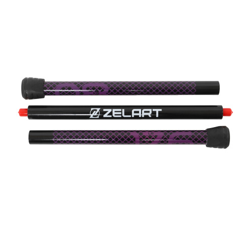 Бодибар Body Bar разборной 3-х секционный Zelart вес 8кг черный-фиолетовый