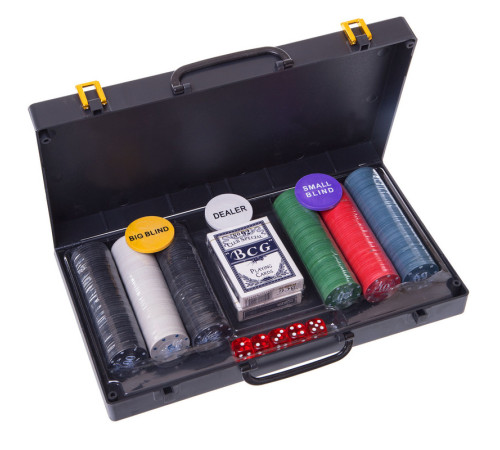 Набір для покеру у пластиковому кейсі Texas Holdem Poker set SP-Sport 300 фішок