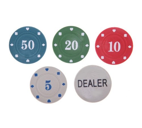 Набор для покера в пластиковом кейсе Poker game set Poker game set SP-Sport 100 фишек