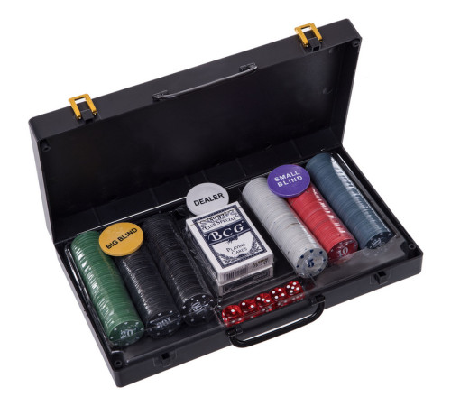 Набор для покера в пластиковом кейсе Poker game set Poker game set SP-Sport 300 фишек