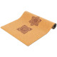 Килимок для йоги Пробковий каучуковий двошаровий Yoga mat Record 183x61мx0.4cм з принтом Чакри коричневий