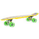 Пенні борд Penny Board круїзер пластиковий з колесами які світяться FISH жовтий