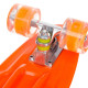 Пенні борд Penny Board круїзер пластиковий з колесами які світяться FISH помаранчевий