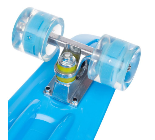 Пенні борд Penny Board круїзер пластиковий з колесами які світяться FISH синій