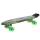 Пенні борд Penny Board круїзер пластиковий з колесами які світяться FISH зелений