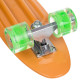 Пенні борд Penny Board круїзер пластиковий з колесами які світяться FISH персиковий