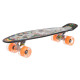 Пенні борд Penny Board круїзер пластиковий з колесами які світяться FISH чорний